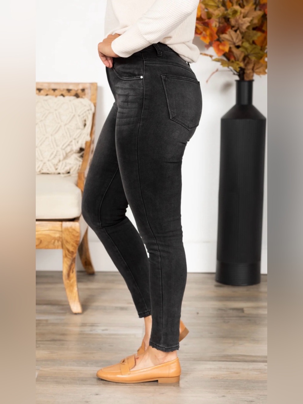 NWT Risen High Rise Tummy Control Skinny Jeans Size 1/25